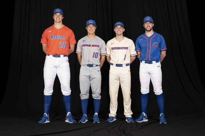 orange and blue baseball jersey