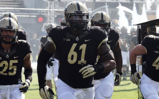 Ryan Isaac was a regular for the Boilermakers at defensive end in 2012 and 2013. 