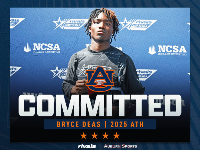 Bryce Deas has announced his commitment to Auburn days after earning the offer.