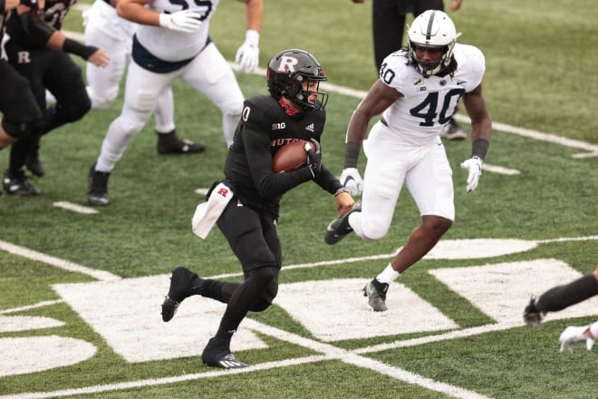 QB Noah Vedral running with the ball