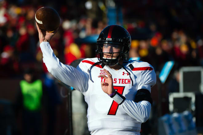 Webb started 14 games during his three years in Lubbock with the Red Raiders.