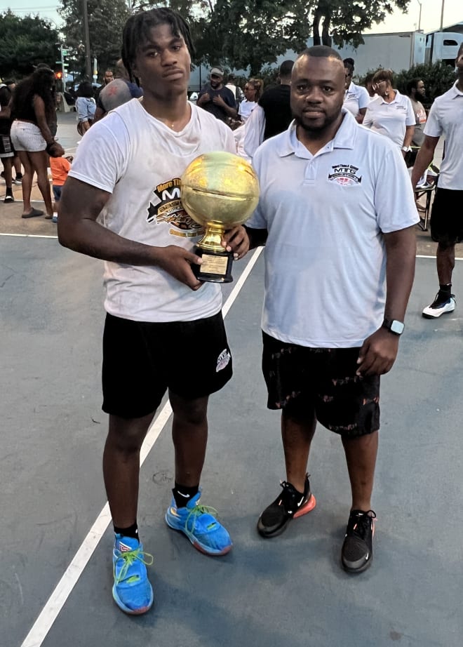MVP Zaire Baines & M.T.G. CEO Rob Moses