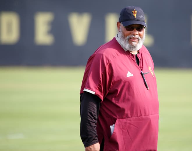 Sun Devils’ defensive coordinator Donnie Henderson 