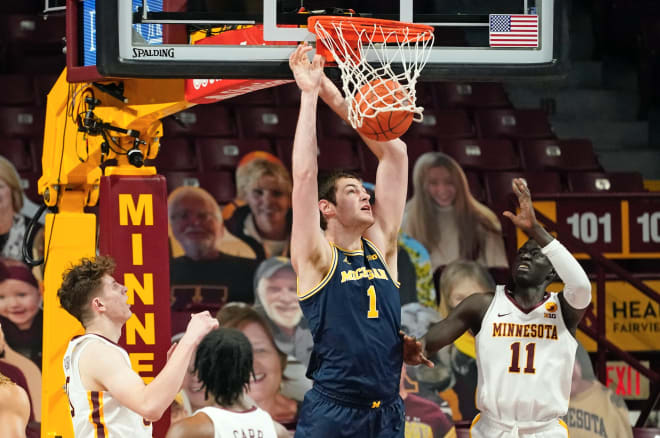 Michigan Wolverines basketball C Hunter Dickinson