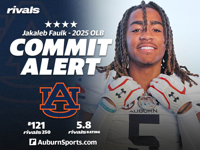 Jakaleb Faulk has committed to Auburn.