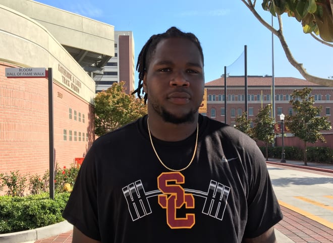 USC offensive lineman Jalen McKenzie is expected to compete for the right tackle job with Tennessee graduate transfer Drew Richmond.