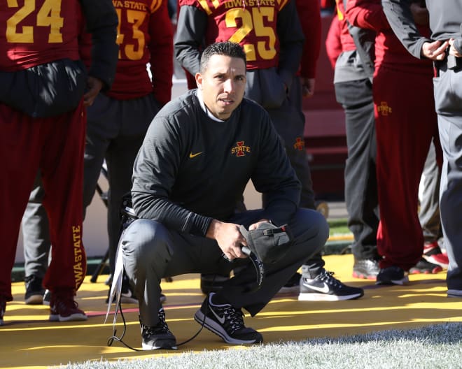 Iowa State head coach Matt Campbell.