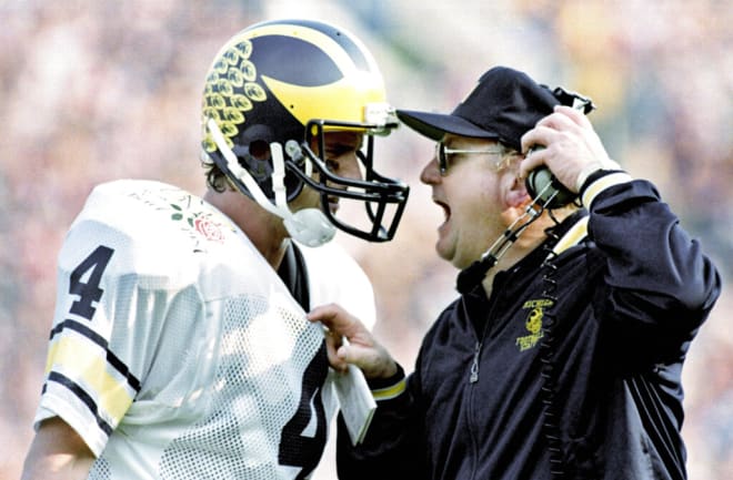 Jim Harbaugh led the Wolverines to a Big Ten title as a senior, when he finished third in Heisman voting.