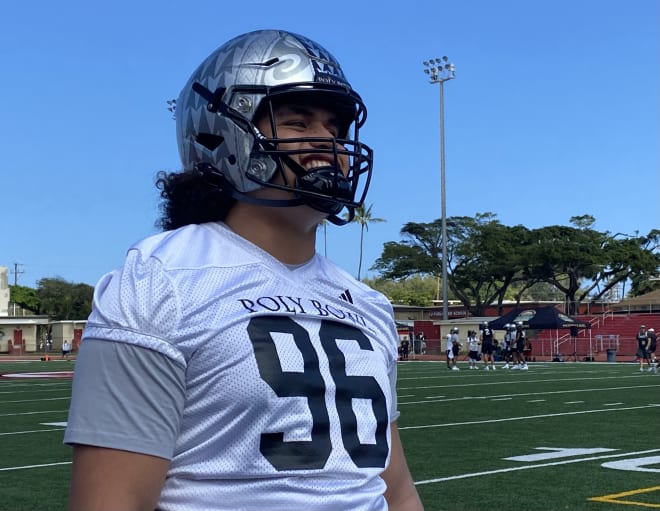 Cal defensive line signee Tiu Afalava is representing the Golden Bears in the Polynesian Bowl HS football all-star game.