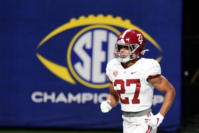 Alabama Crimson Tide running back Kyle Edwards placed his name in the NCAA transfer portal. Photo | USA Today