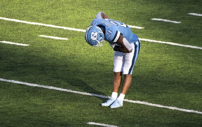 Surratt took a bow after his game-changing sack.