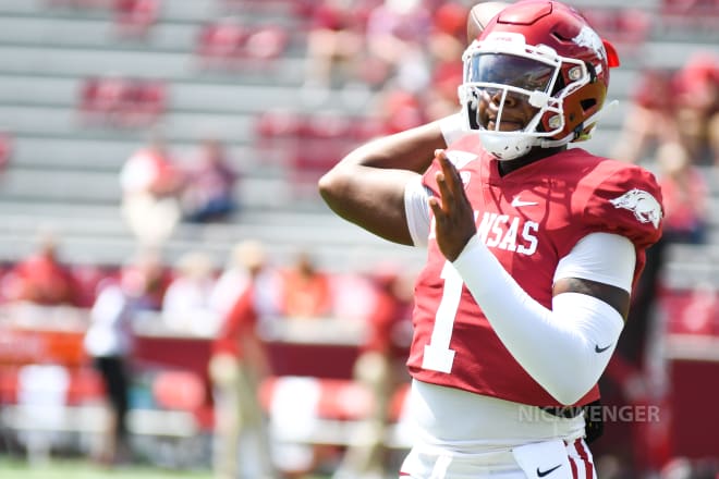 K.J. Jefferson could be a factor in Arkansas' game plan moving forward.