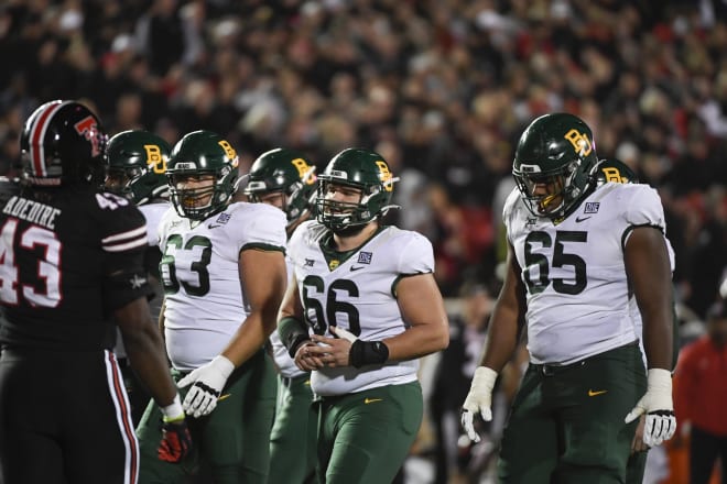 The offensive line will make a major impact from this point forward for the Baylor Bears