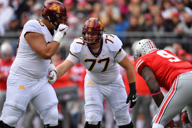 Minnesota offensive tackle Blaise Andries (Getty Images)