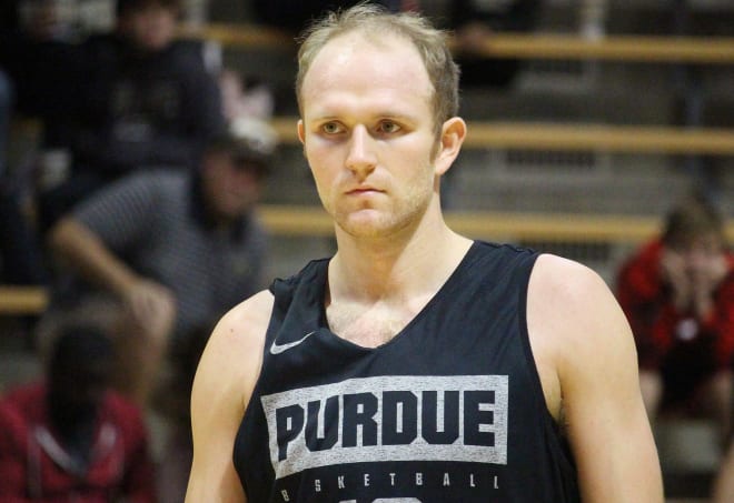 Purdue basketball player Evan Boudreaux during October 19, 2019 scrimmage
