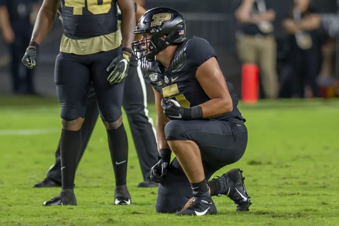 Purdue football, Purdue depth chart, George Karlaftis