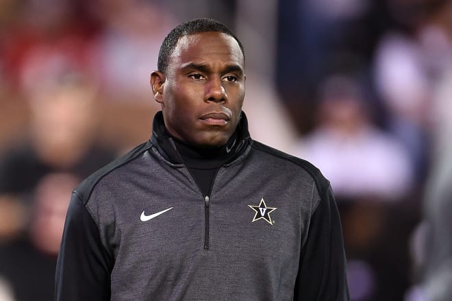 Vanderbilt head coach Derek Mason