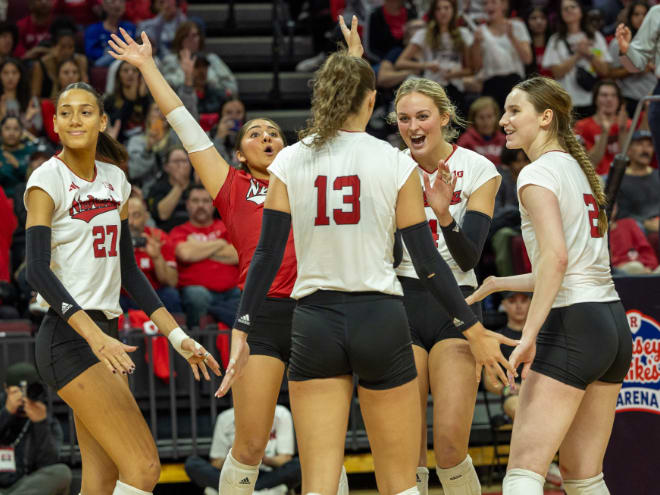 Nebraska volleyball cruised past LIU in the first round of the 2023 NCAA Tournament on Friday