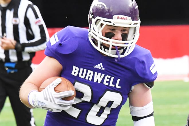 Thinking about trying to tackle Burwell senior Jase Williams (20)? You might want to recruit some help.