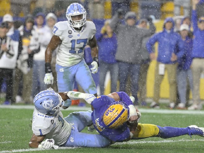 Pittsburgh scored a touchdown in overtime Thursday night to beat UNC at Heinz Field.