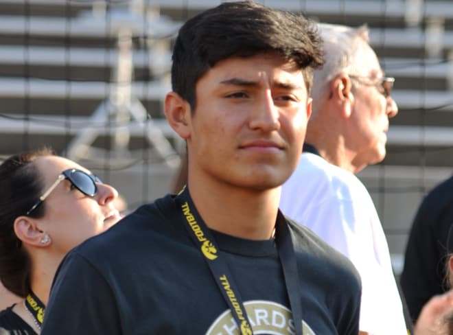Class of 2019 safety Sebastian Castro visited Iowa this past weekend.