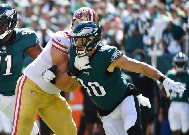 Ryan Kerrigan saw more action for the Eagles than he has in a while. 