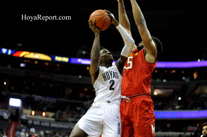 Figuring out lead guard duties, of which Jon Mulmore factors, is a point of concern for Hoyas. 