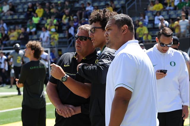 Langi Tuifua took his official visit to Eugene for the UC-Davis game