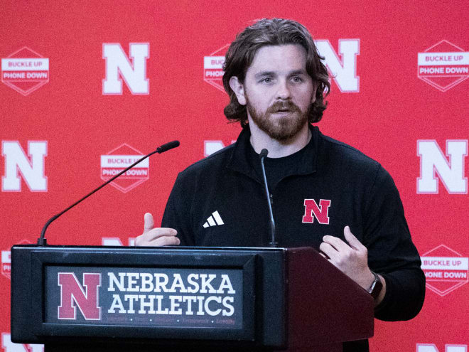 Mitch Cholewinski, coordinator of football sport science for the Nebraska football program