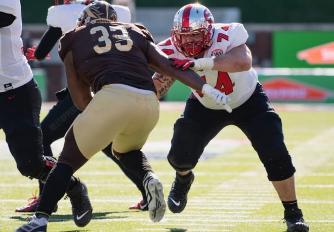 It will be a big upset if Western Kentucky transfer Tyler Witt isn't starting at right guard when the season starts Sept. 4.