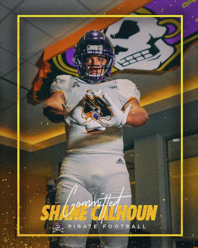 Creekside High tight end and Rivals 3-Star Shane Calhoun adds to a growing list of ECU commitments.