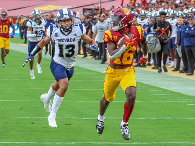 Tahj Washington has scored three touchdowns in two games for USC.