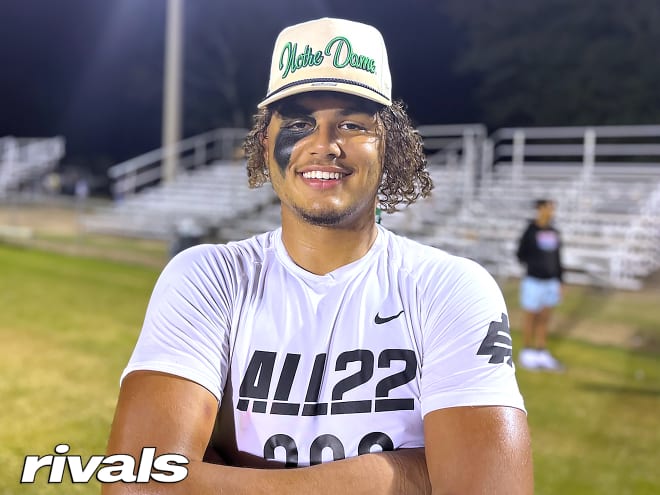 Three-star defensive end CJ May is no longer committed to Notre Dame.