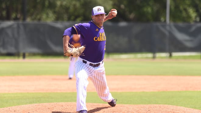 Jake Kuchmaner threw ECU's first ever perfect game in a 3-0 no hitter over Maryland to get the weekend sweep.