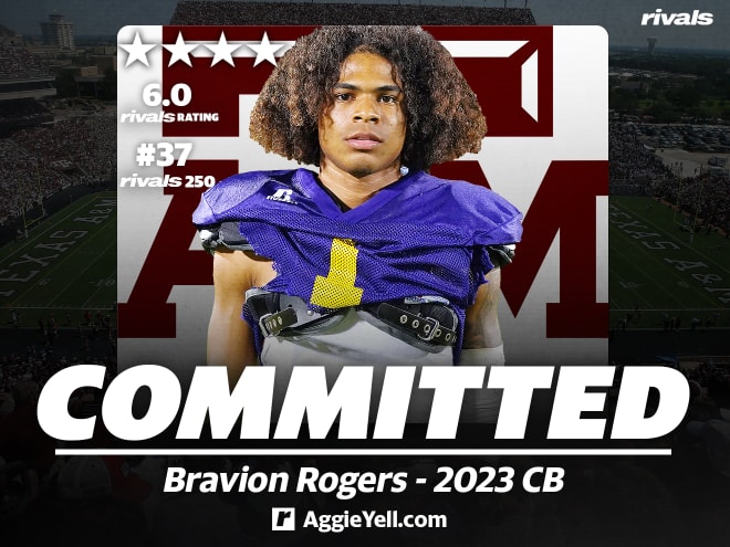 Texas A&M brings four-star cornerback Bravion Rogers back into