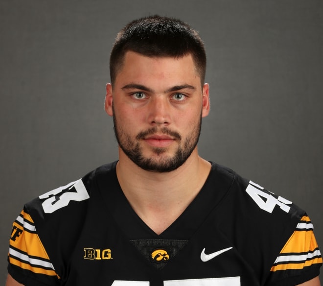 Iowa defensive end Matt Lorbeck entered the transfer portal today.