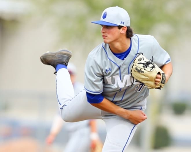 Heston Tole is a 6-foot-6 right-handed pitcher out of the IMG Academy.