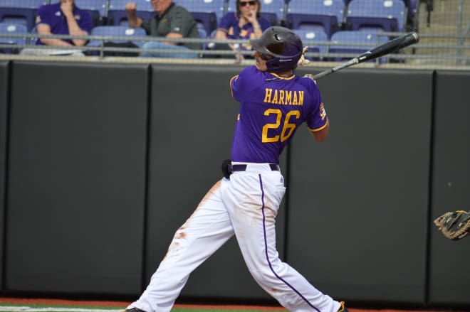 Bryce Harman and East Carolina pick up a game two win over Towson Saturday afternoon.