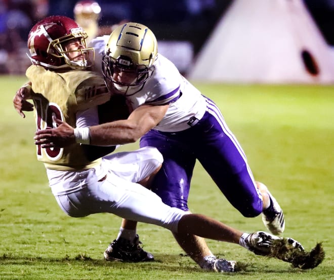 Irish defensive coordinator Clark Lea has an interesting connection to Langston Patterson.