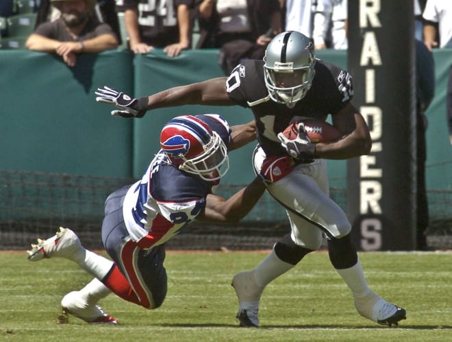 Francis played in the NFL from 2004-2007 (all with the Raiders). Photo credit -- NFL.com.