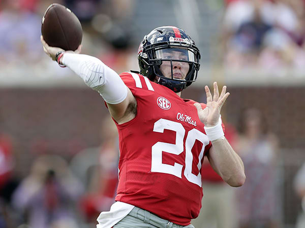 Ole Miss transfer Shea Patterson is the favorite to start if he's eligible.