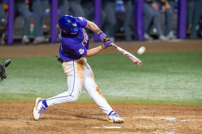 LSU Second Baseman Gavin Dugas - Feb. 28, 2023