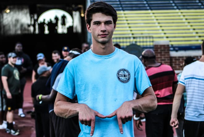 Highlands Ranch (Colo.) Valor Christian four-star quarterback Dylan McCaffrey is the face of Michigan's 2017 class — for now.
