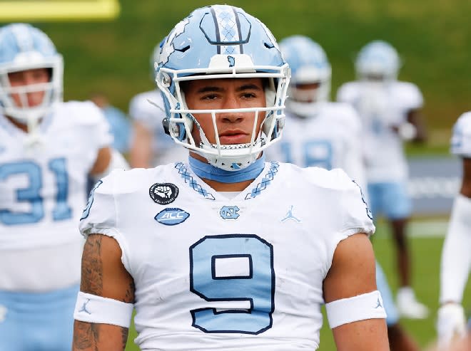 UNC safety Cam Kelly and DL/jack Kaimon Rucker met with the media Tuesday evening for our defensive report.