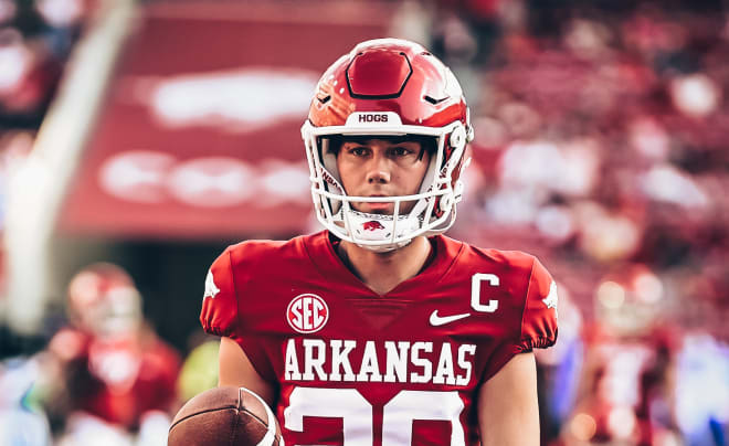 Former Arkansas kicker Cam Little has been drafted.