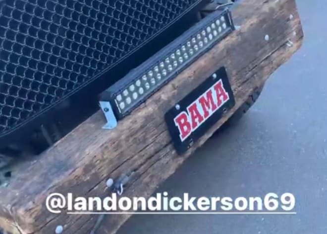 Landon Dickerson gets parking ticket, veteran wisdom in