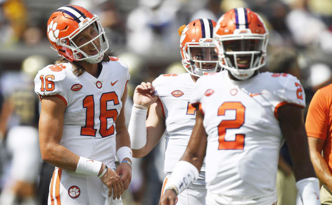 Trevor Lawrence left no doubt who the better Clemson quarterback was in Atlanta on Saturday.