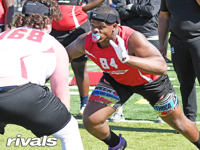 Harrison during the Rivals Camp in Atlanta 