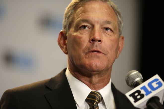 Iowa head coach Kirk Ferentz is not a fan of the elimination of two-a-day practices. 