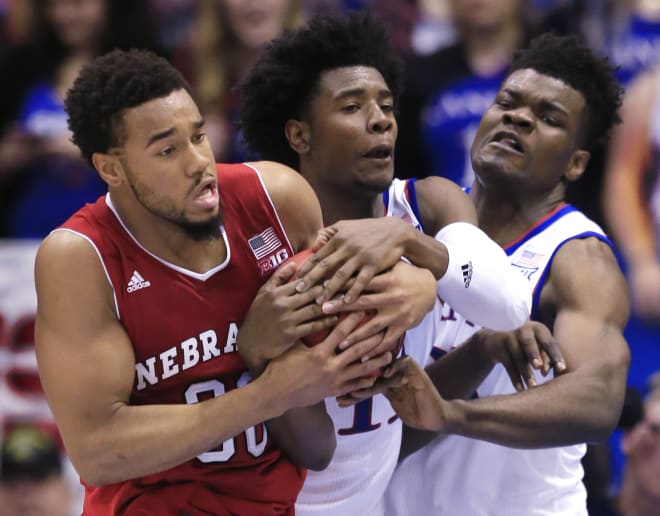 Nebraska stayed within reach on Kansas for much of the game but couldn't keep up down the stretch.